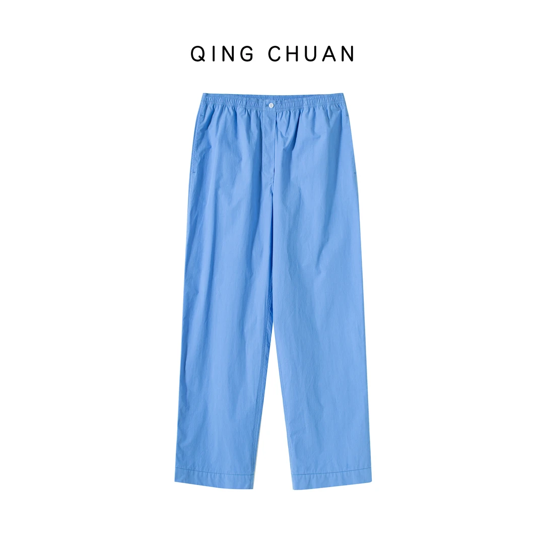 晴川松弛松紧腰一粒扣休闲裤5-3-251329