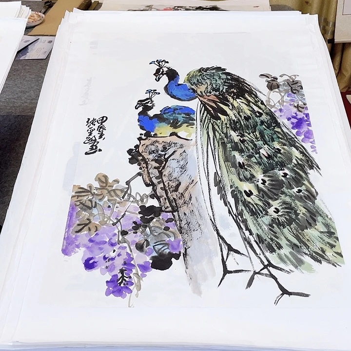 国画张圣敏先生纯手绘作品
