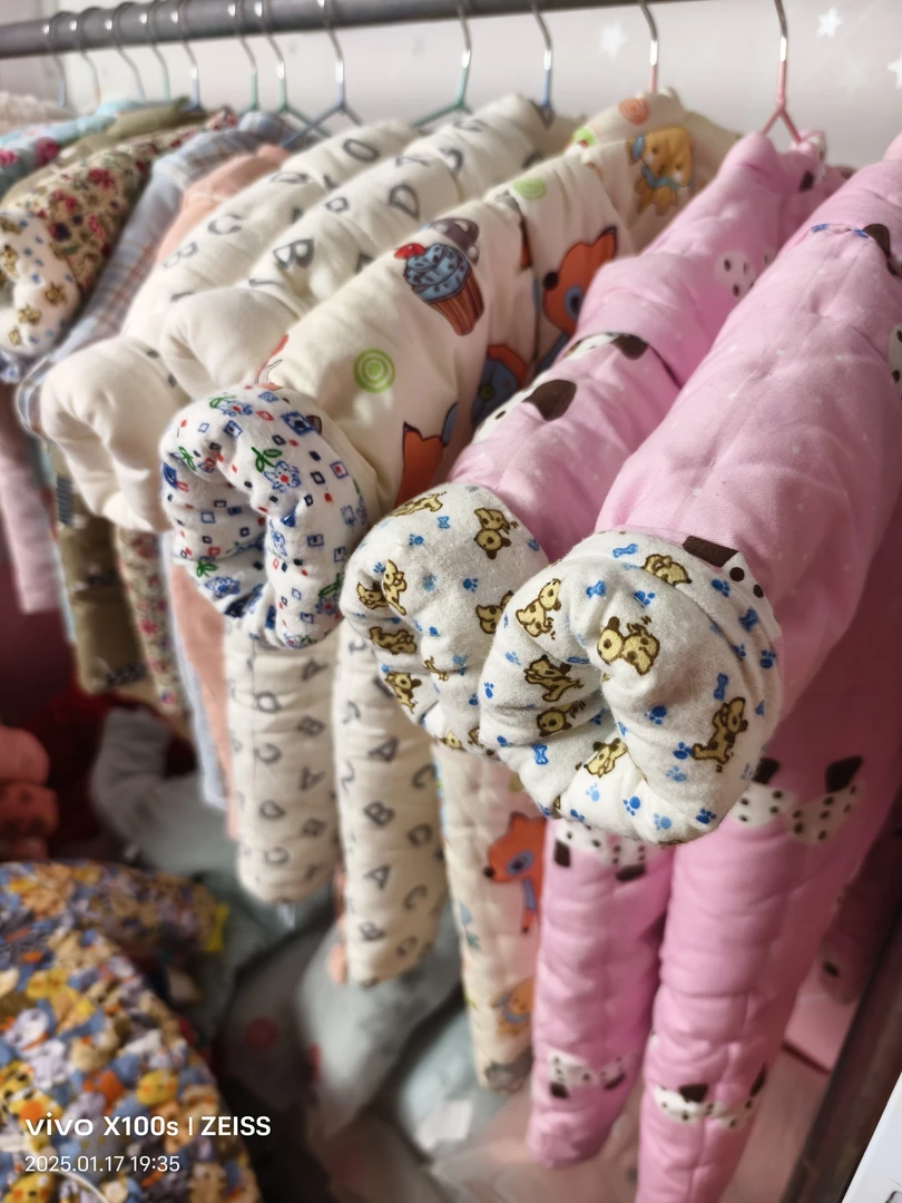 婴幼儿纯手工棉花衣厚款