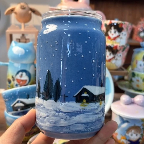 炉景德镇釉下手绘陶瓷