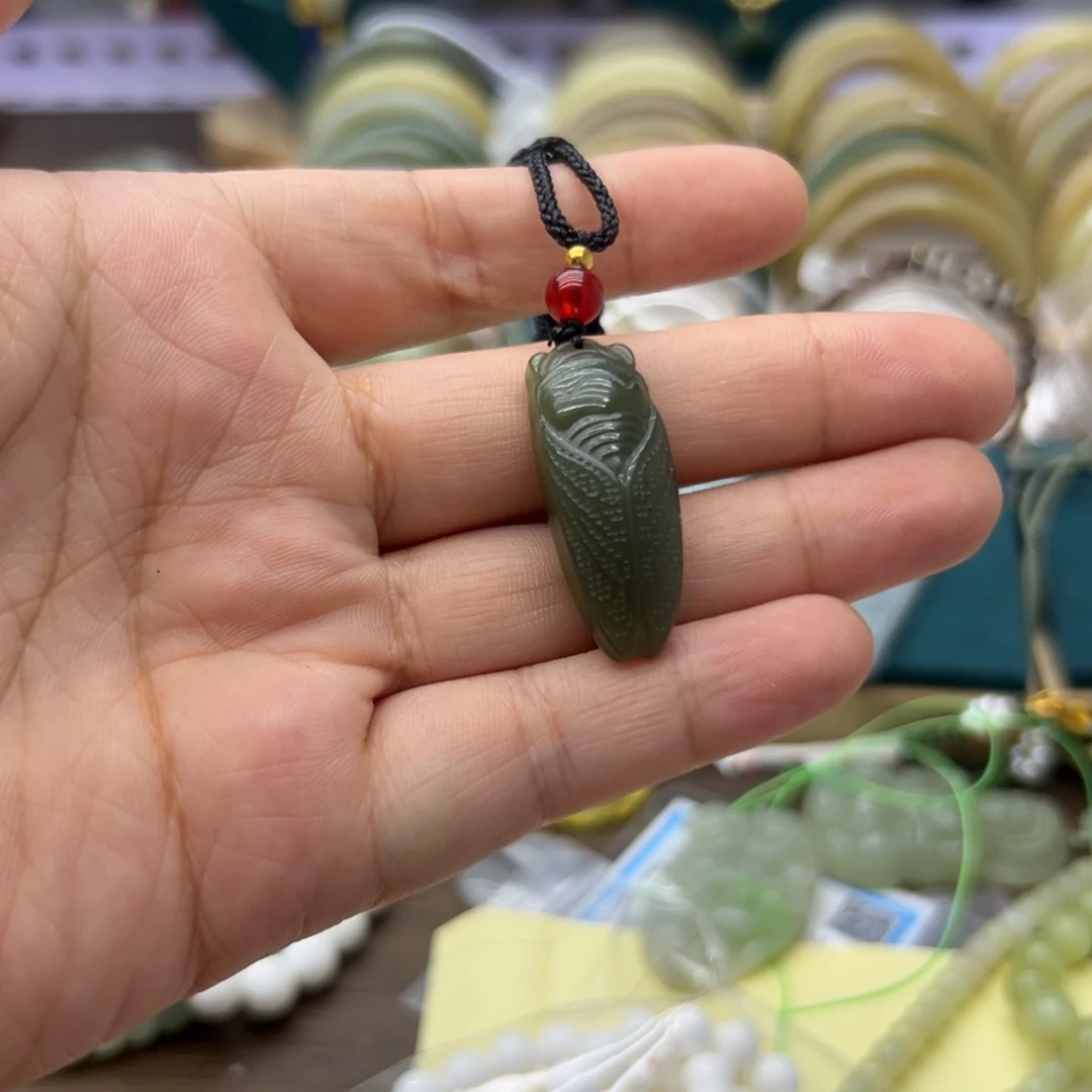 和田玉未镶嵌颈饰996