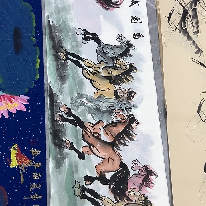 小周画廊的直播间