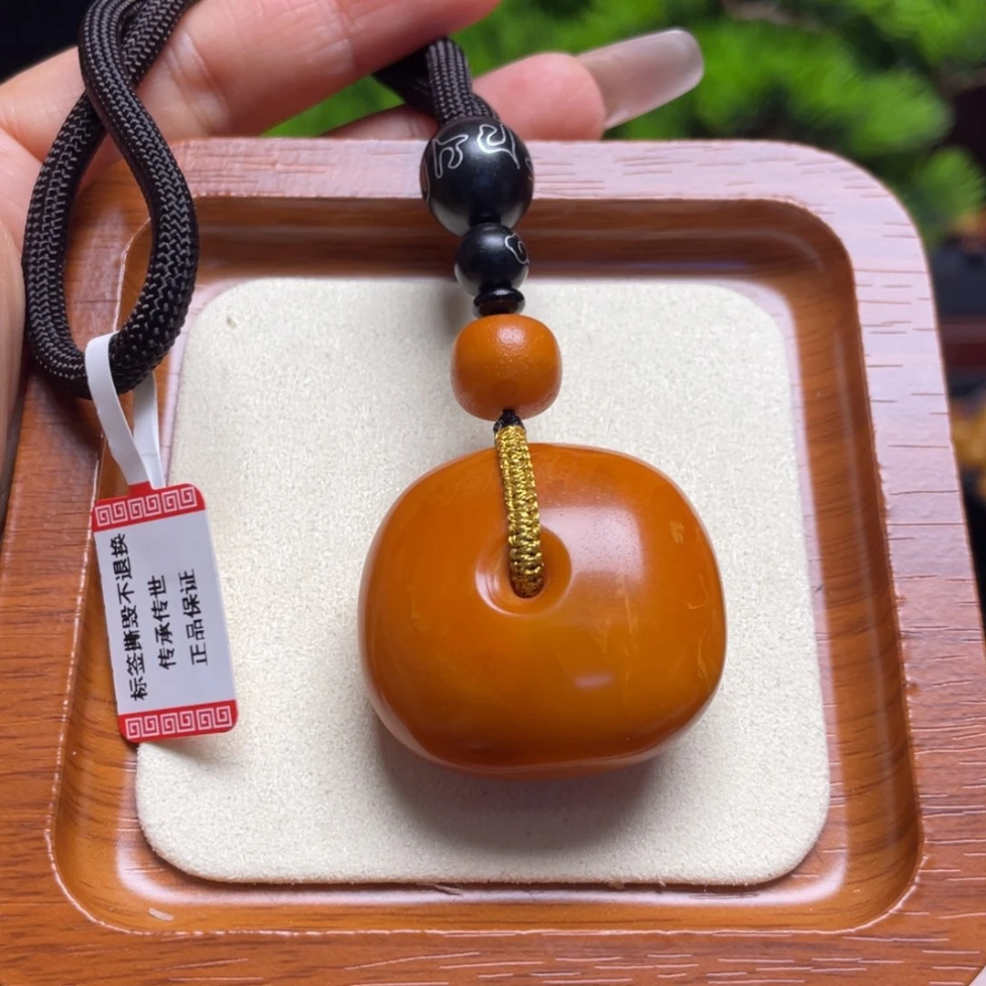 未镶嵌颈饰蜜蜡项链