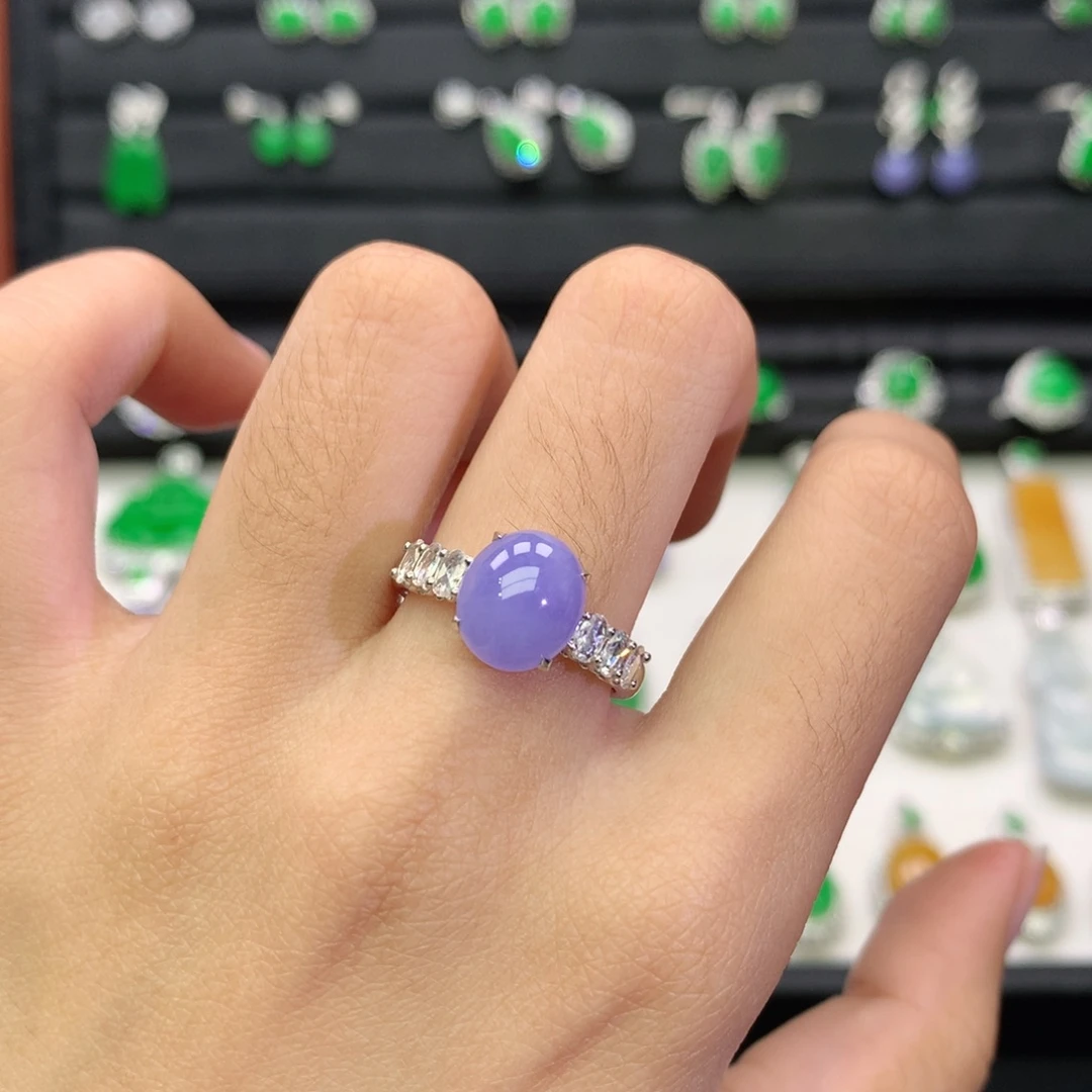 李***翡翠18K金镶嵌吊坠(不含链)