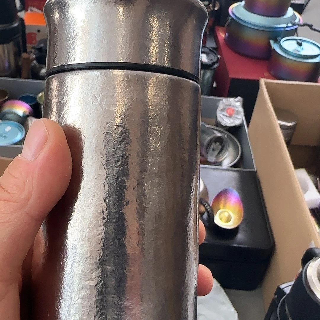 纯钛钛色瑕疵口袋带滤心