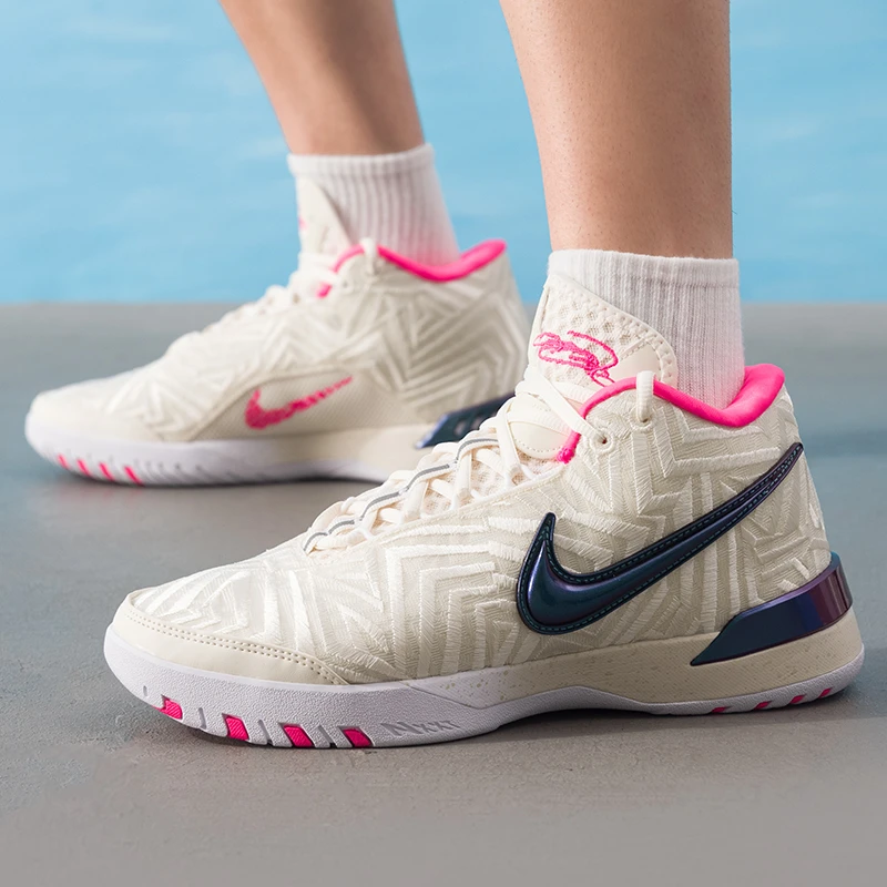 nike耐克男鞋2025新款运动鞋时尚耐磨缓震比赛训练鞋篮球鞋流光风