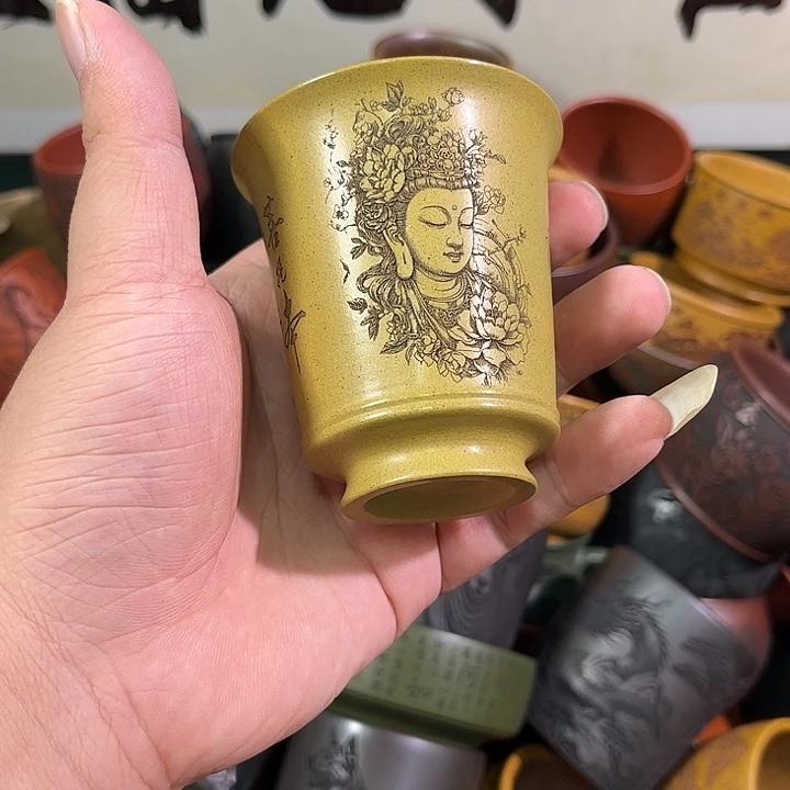 茶杯紫砂全手工紫砂主人杯