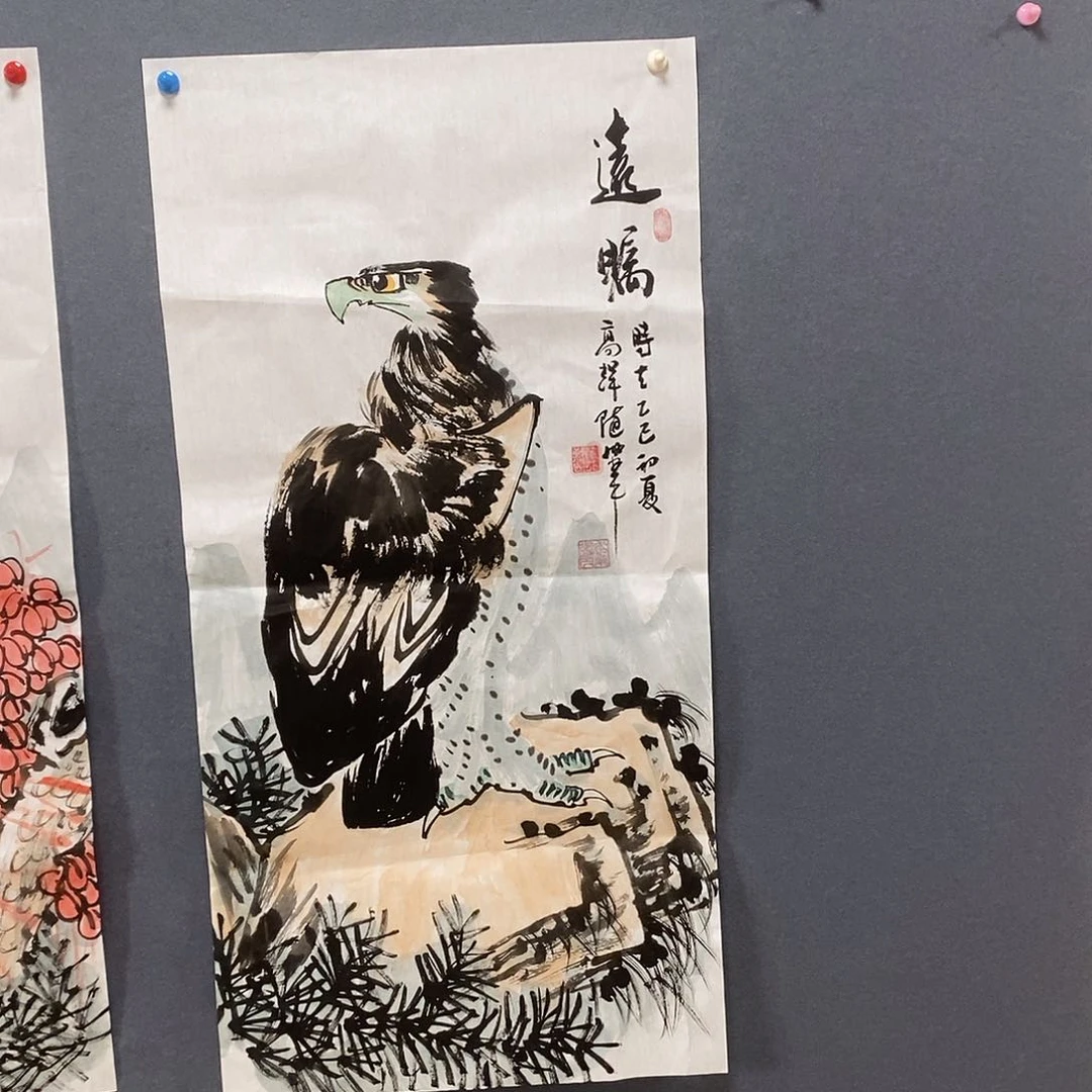 国画50/100高辉手绘画画芯