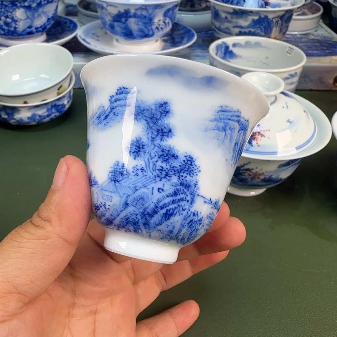 景德镇纯手绘茶具圆圆281