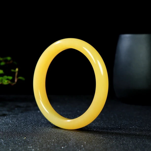 【潜珑珺】LL-7648天然黄龙玉手镯多样性拍一发一