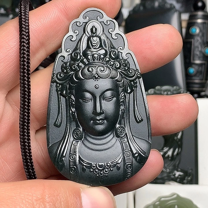 和田玉（青玉）未镶嵌颈饰