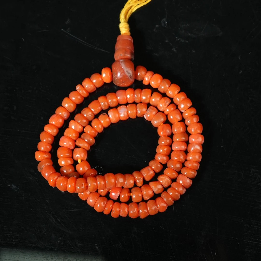 十九世纪南红念珠【古珠精选】AANH2412062008