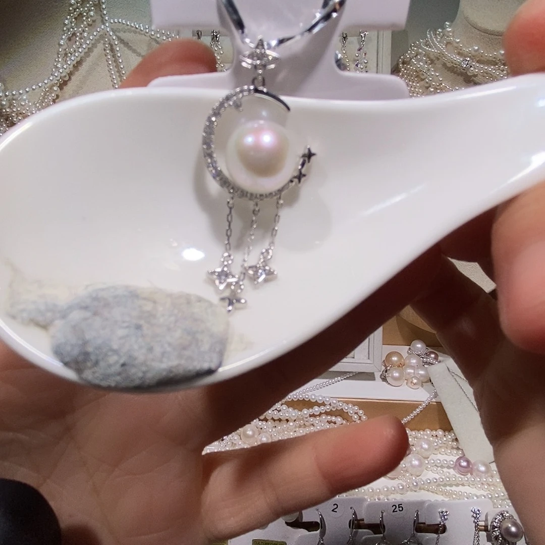非金属925银纯银流苏吊坠