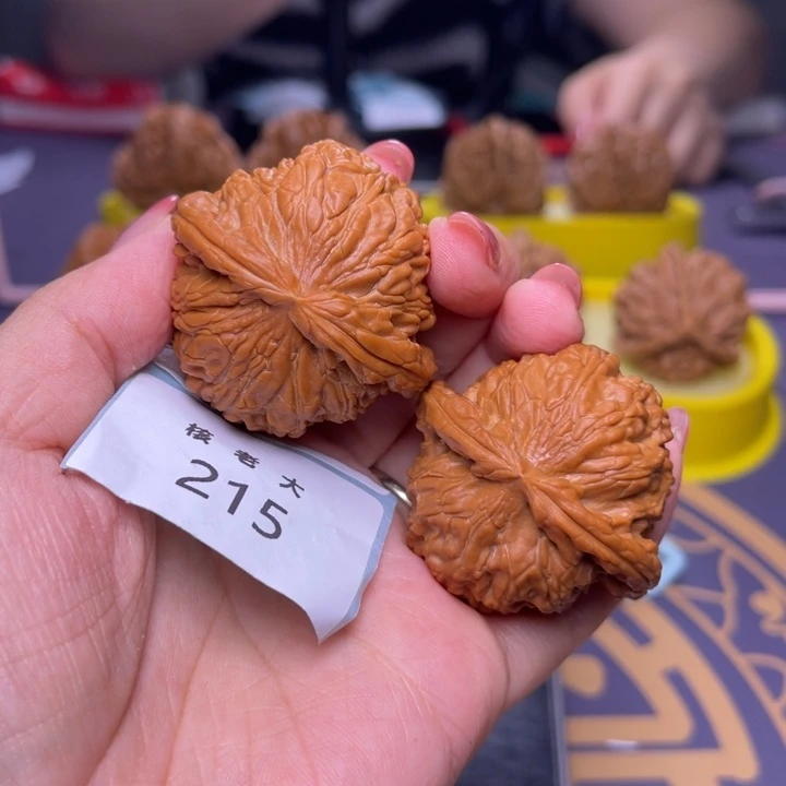 文玩核桃把件白狮子42.215