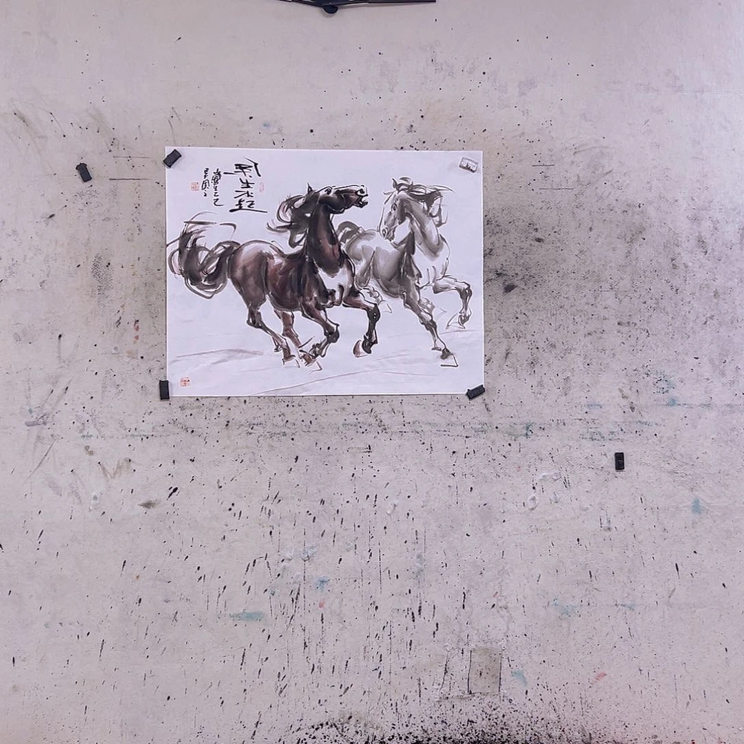 国画三****水100x50cmcmcm