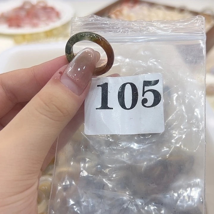 合金戒指玛瑙/玉髓105港17