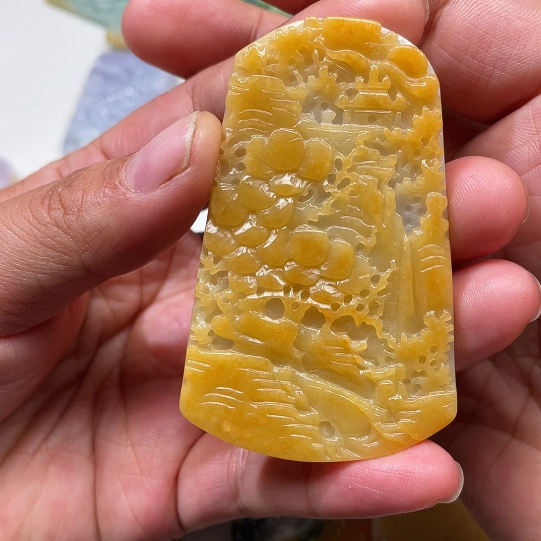 颈饰未镶嵌翡翠翡玉缘翡翠