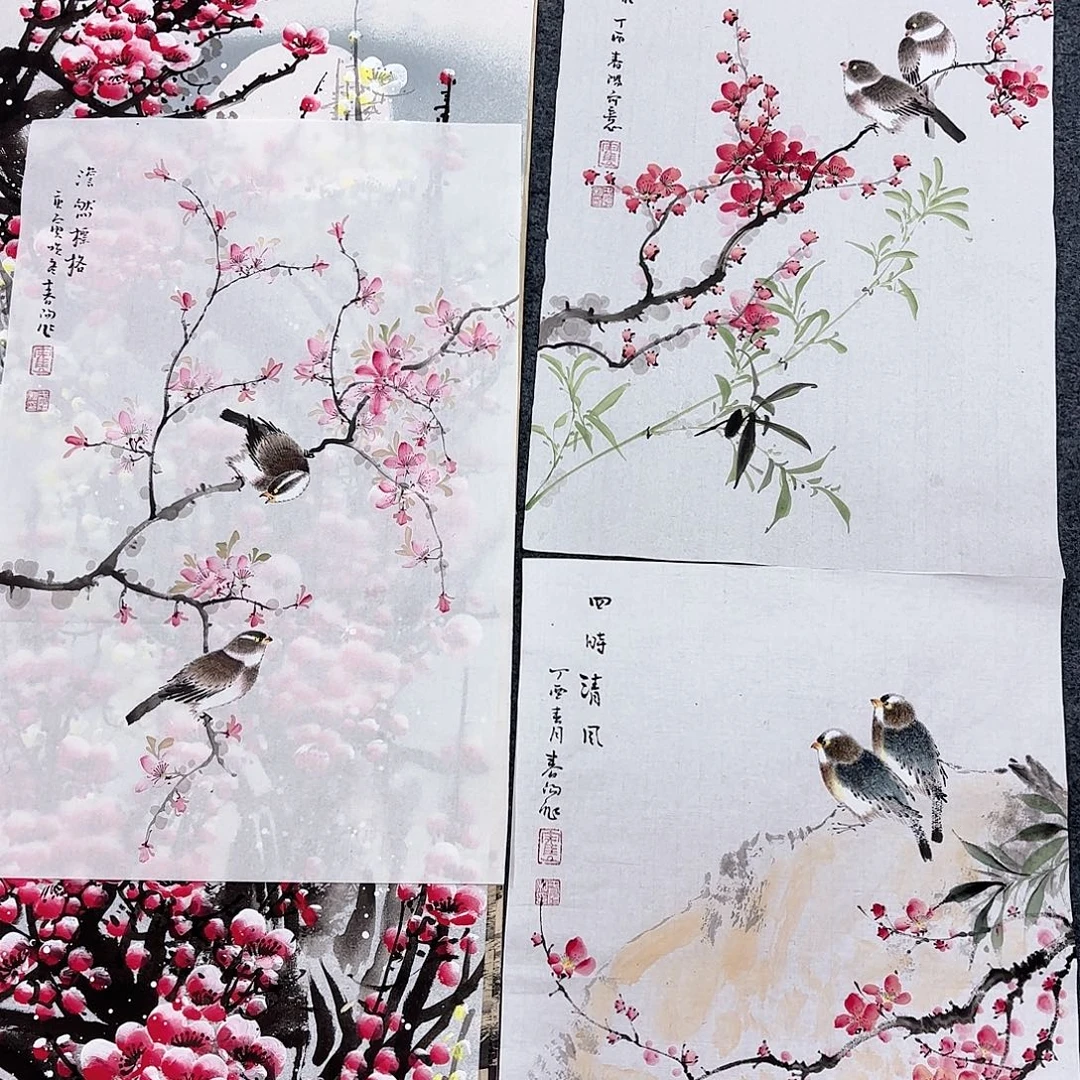 国画纯手工纯手工