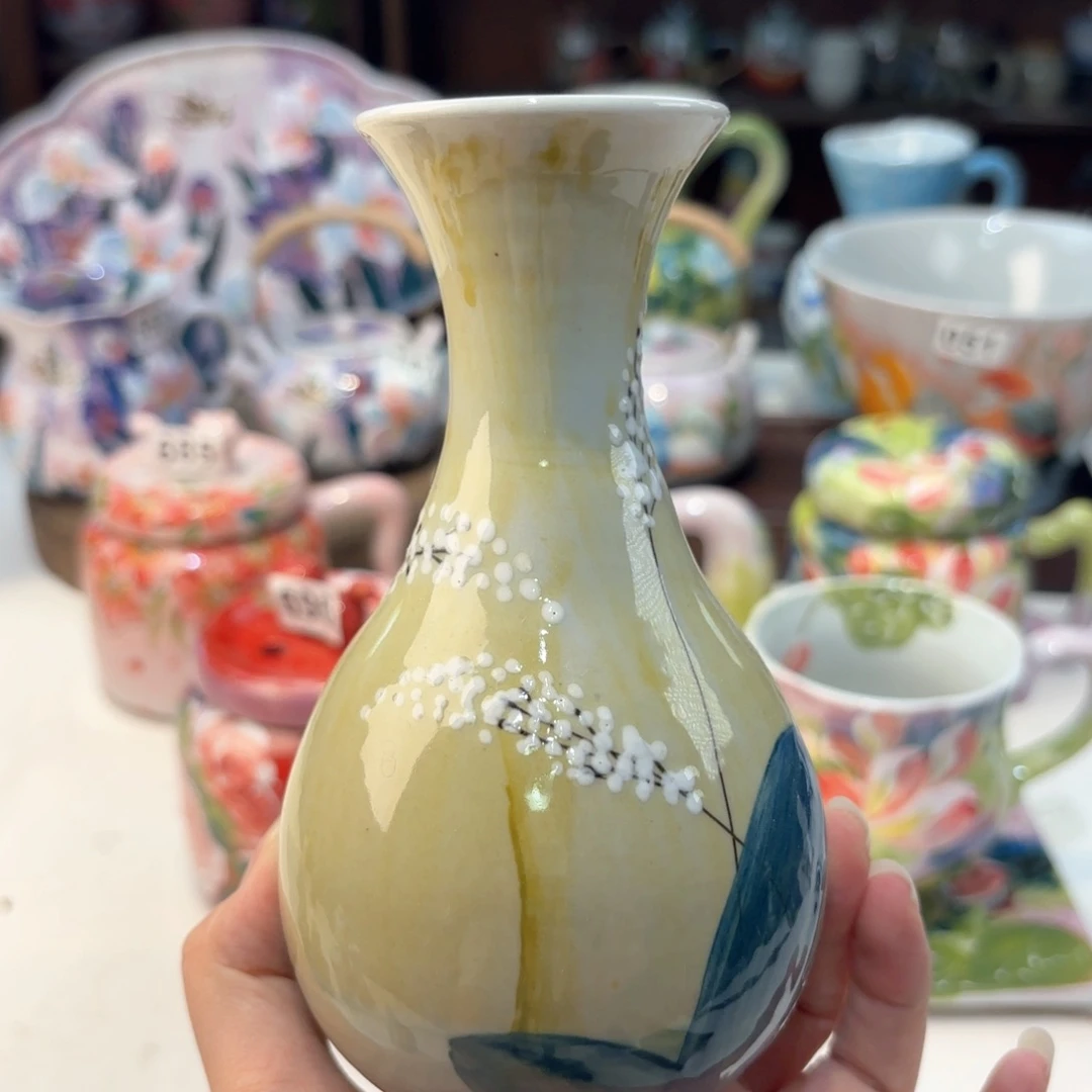 景德镇手绘高温釉下彩陶瓷茶具
