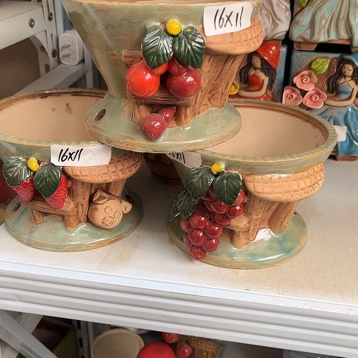 粗陶材质多肉花盆