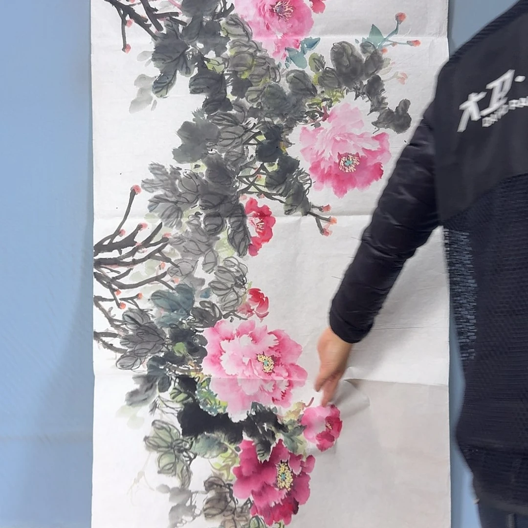 国画847 牡丹一如您的脸颊美丽如