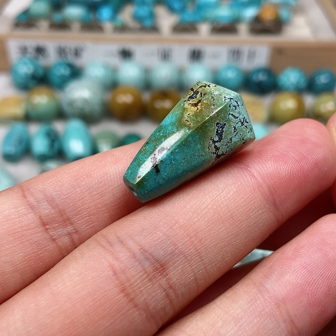 未镶嵌绿松石珠宝半成品