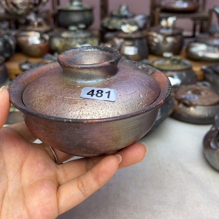 壶裸柴烧陶瓷茶具