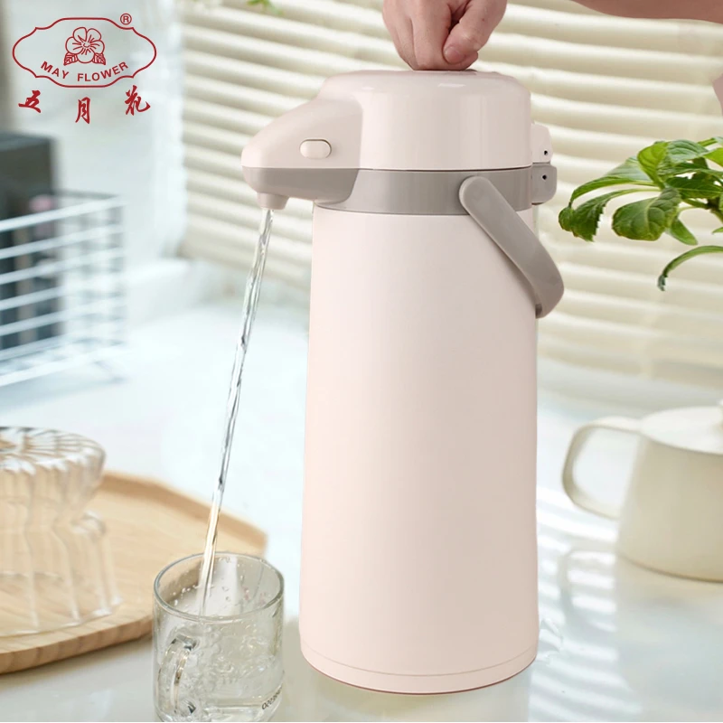五月花气压式热水瓶大容量保温热水壶真空保温壶小型大号保温水壶