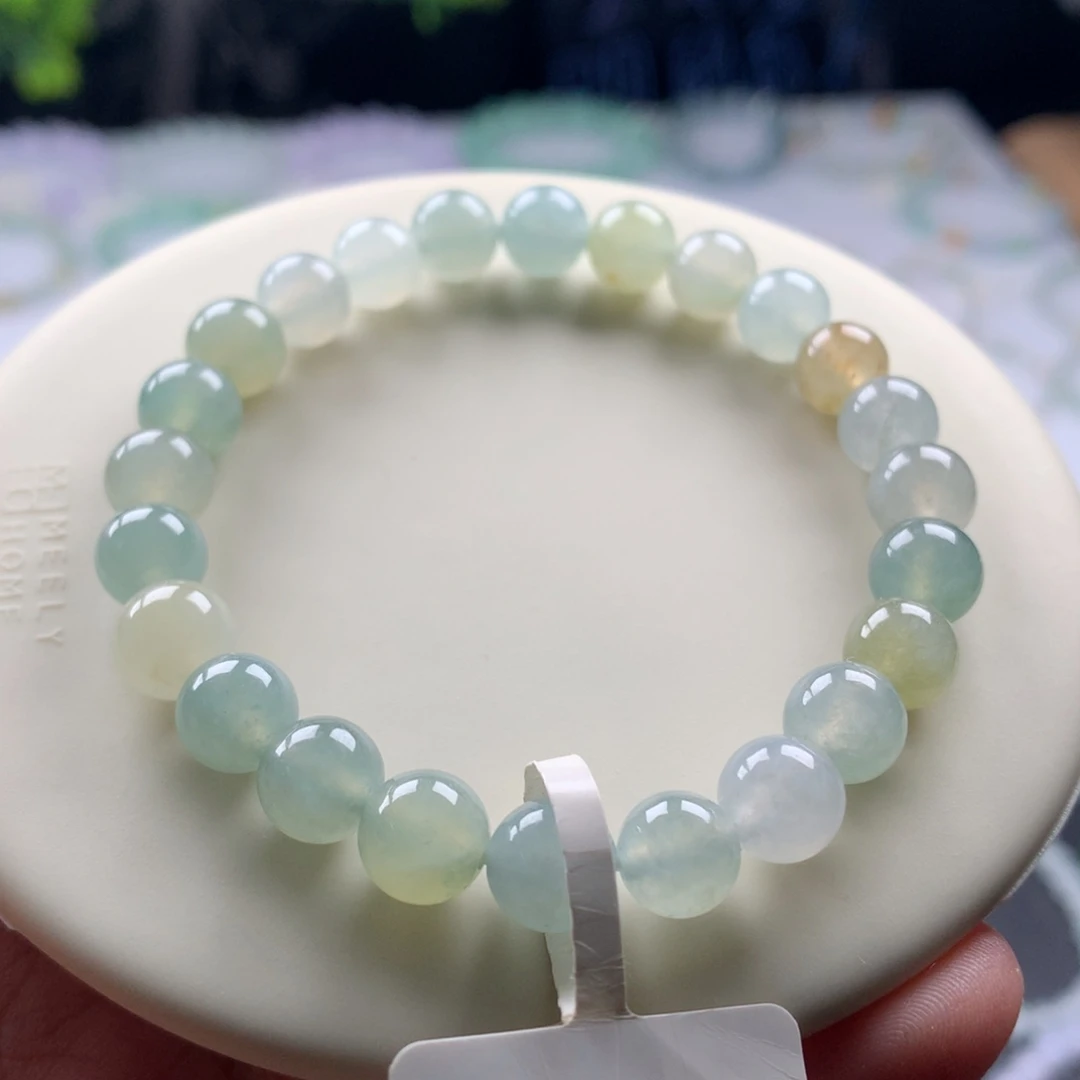 翡翠未镶嵌手链卡8