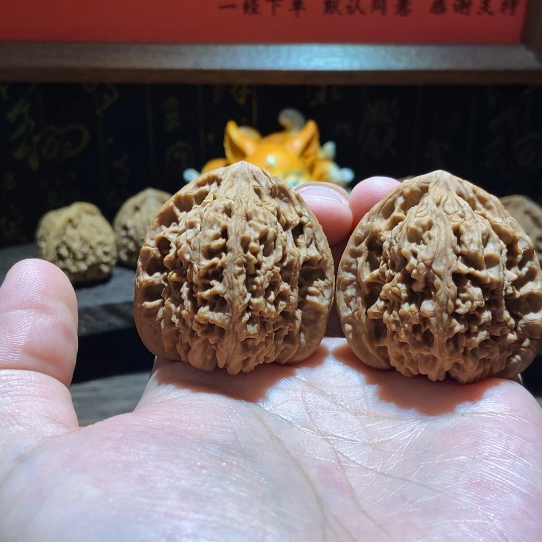 佳***礼文玩核桃把件涿鹿南将石