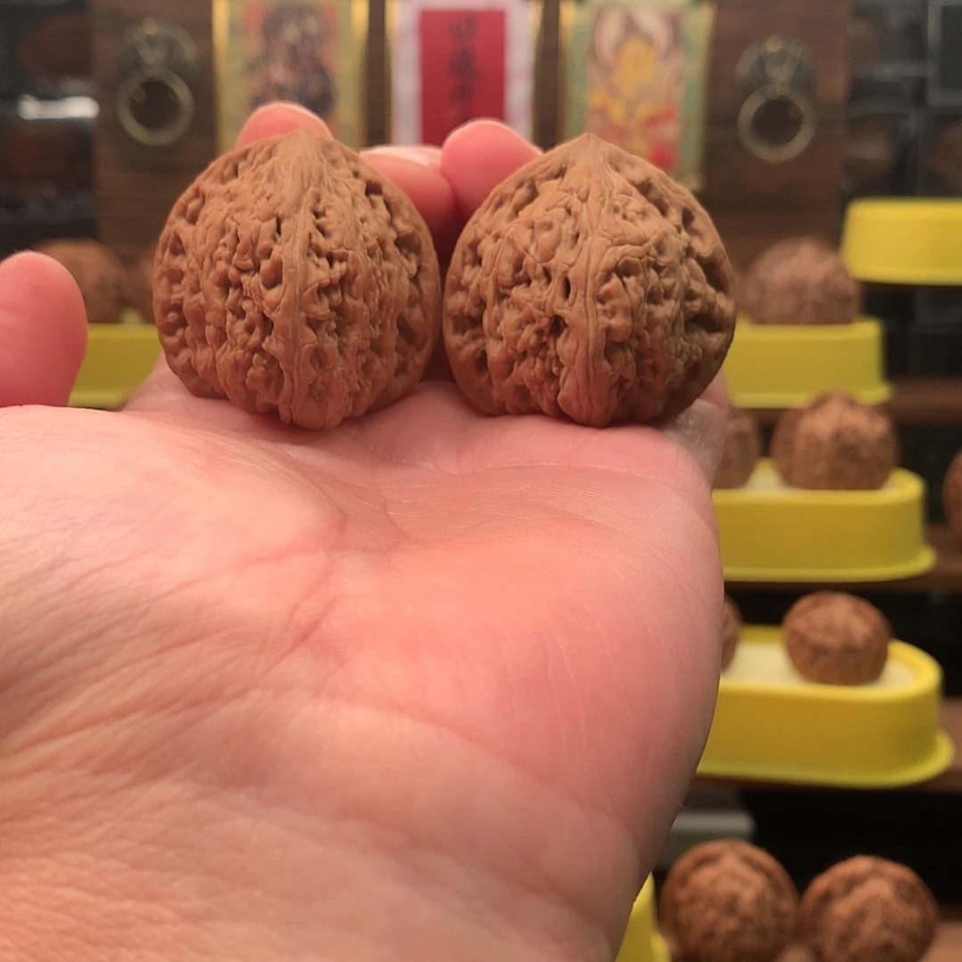 文玩核桃吊坠承德密纹