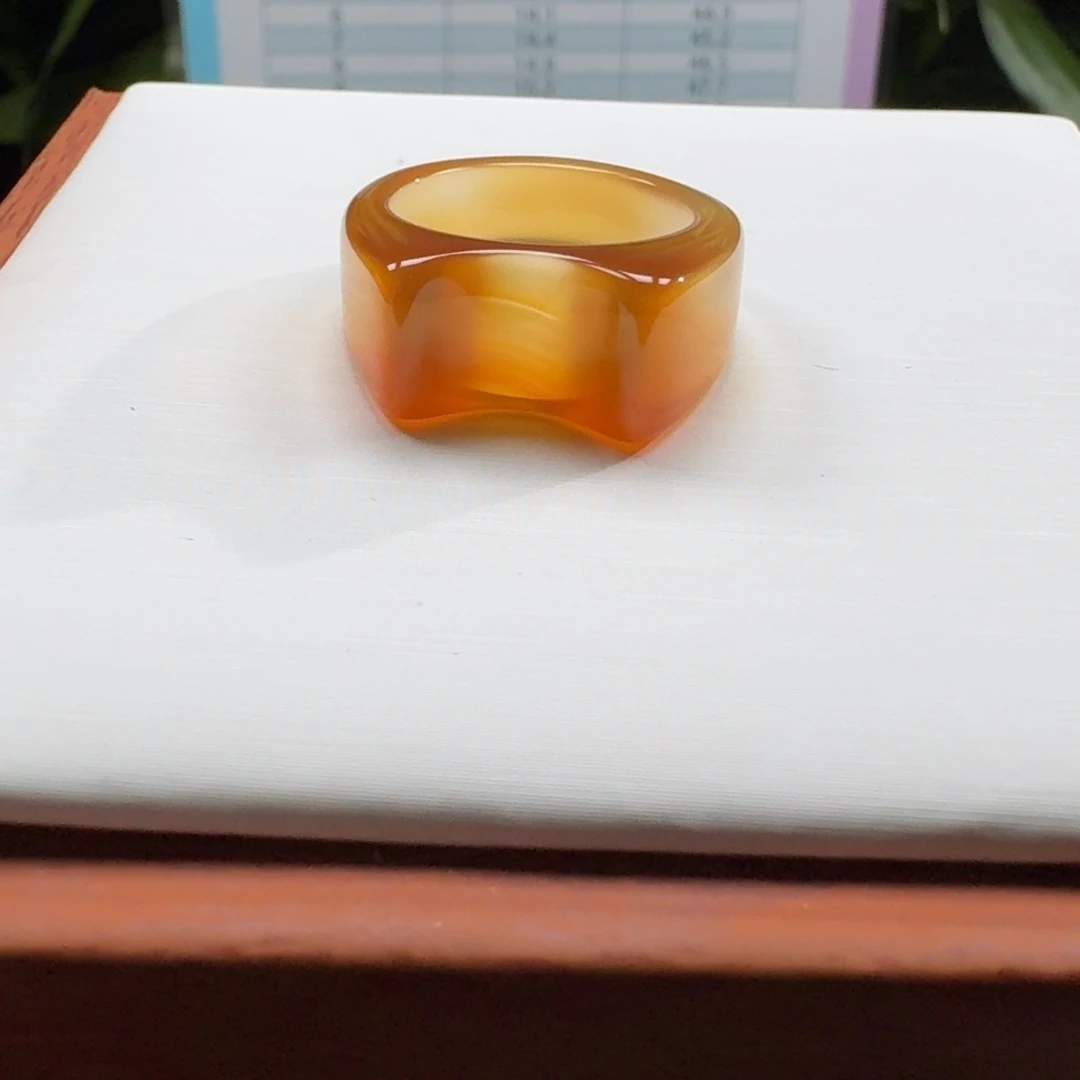 玛瑙/玉髓未镶嵌戒指Z17.6港16