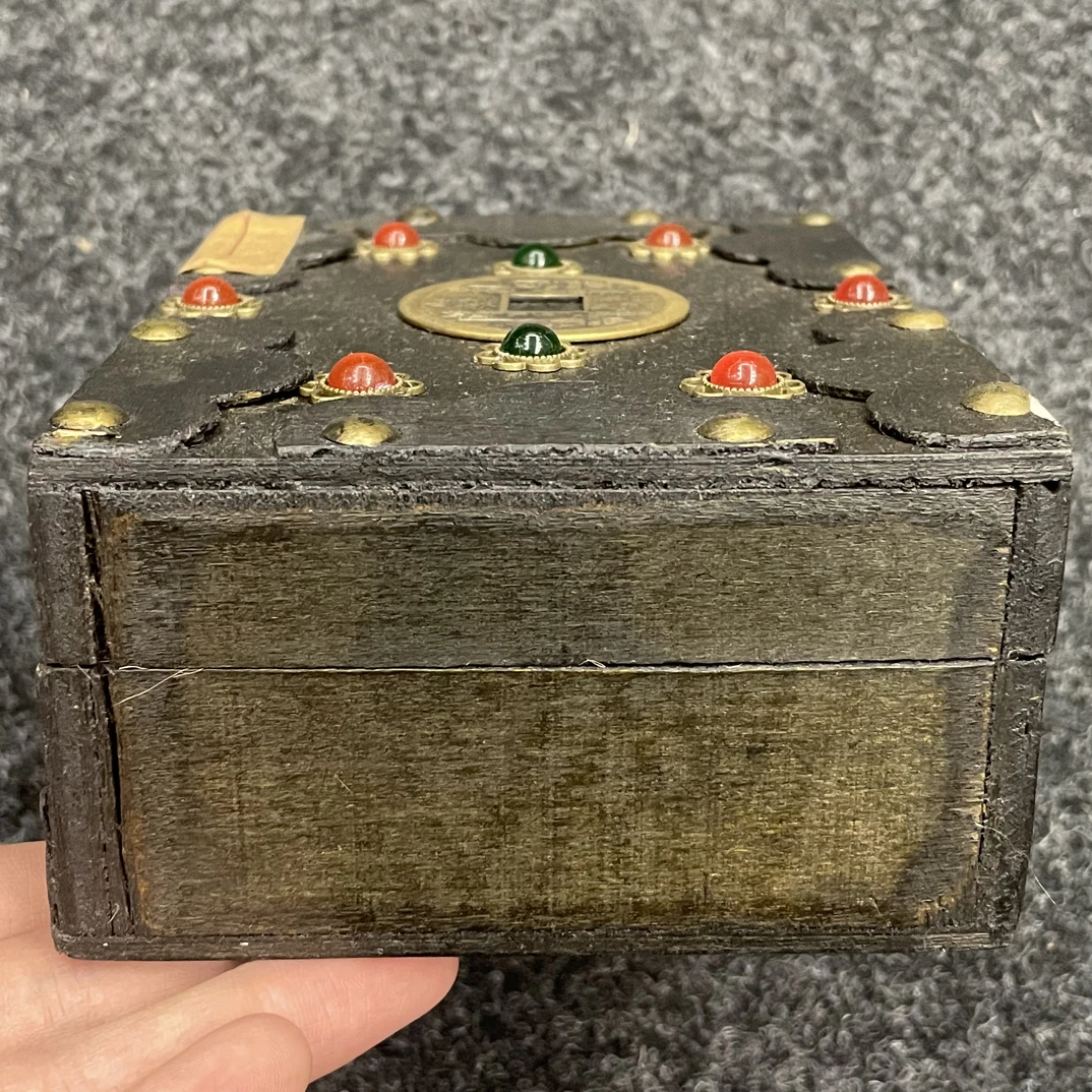 【闪购商品】先上后拍 小黑八保盒木摆件复古工艺