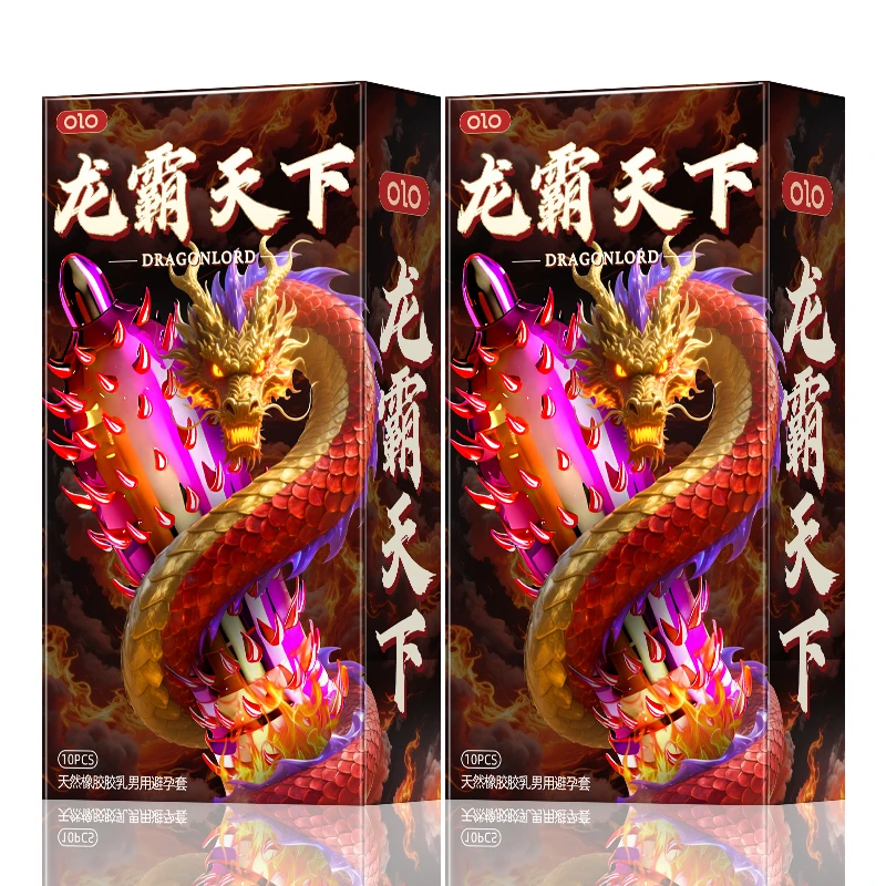 OLO大颗粒狼牙套密集颗粒猫舌延迟安全套天然橡胶胶乳男用避孕套