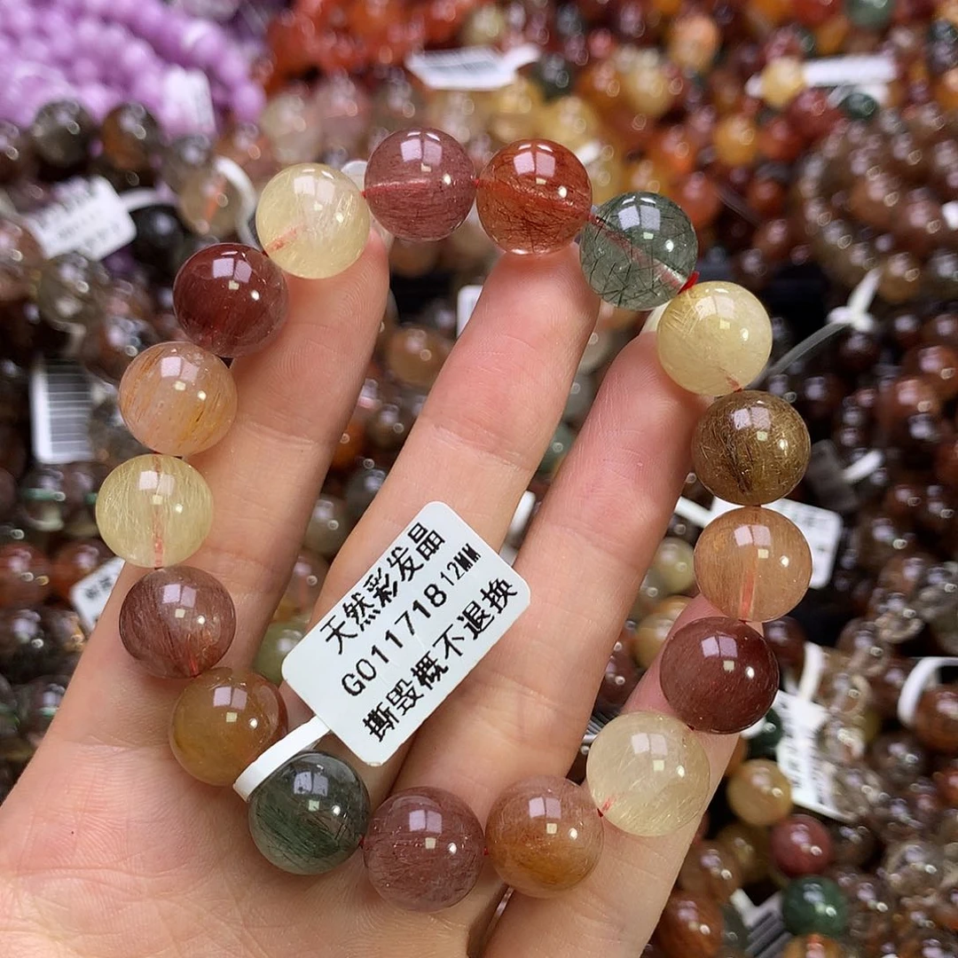 水晶手链未镶嵌，