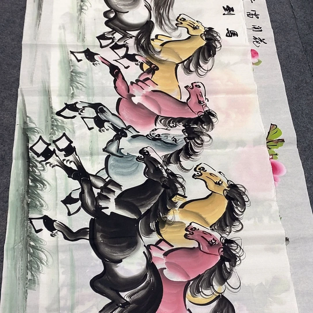 国画国画手绘作品