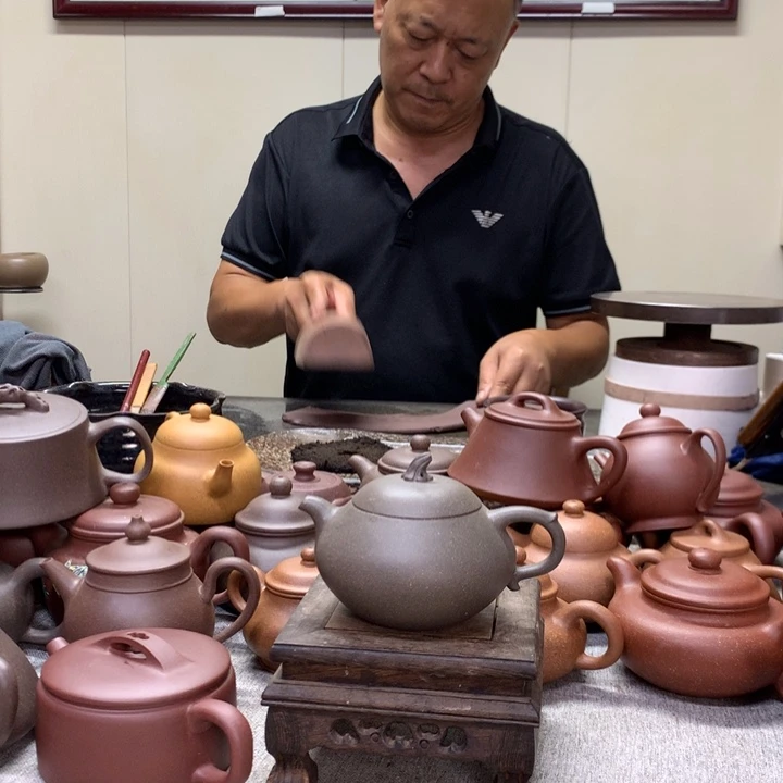 茶壶紫泥甜瓜半手工制作