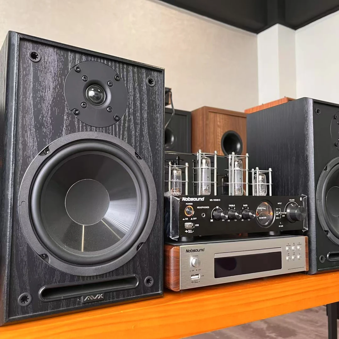 诺普声AVX+10d胆机，6.5寸音箱hifi无源hifi音响发烧级音箱