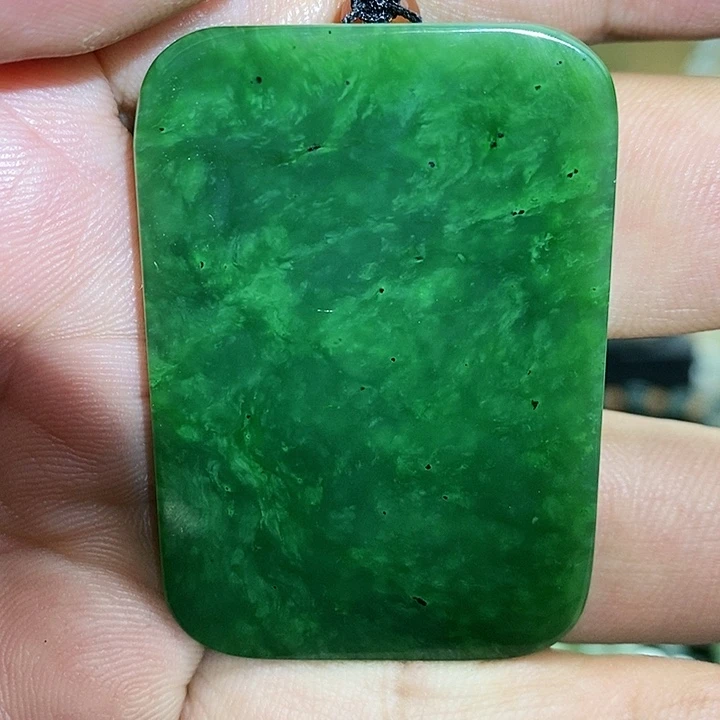 【闪购商品】未镶嵌手链和田玉碧玉100