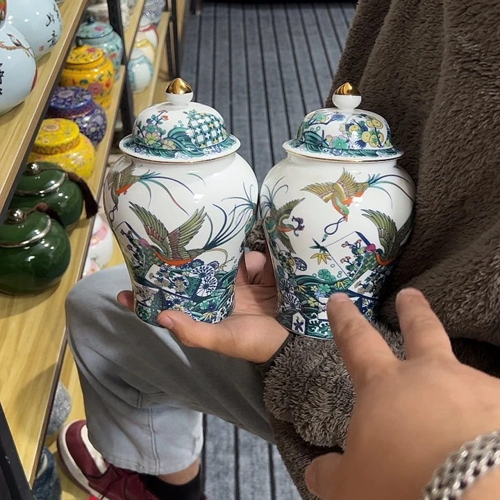 茶叶罐陶瓷家用储物罐瑕疵福利品介意勿拍