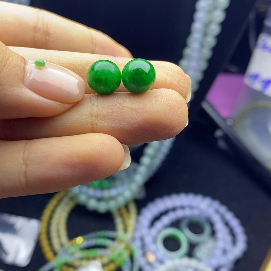 定制翡翠未镶嵌缅甸天然翡翠A货