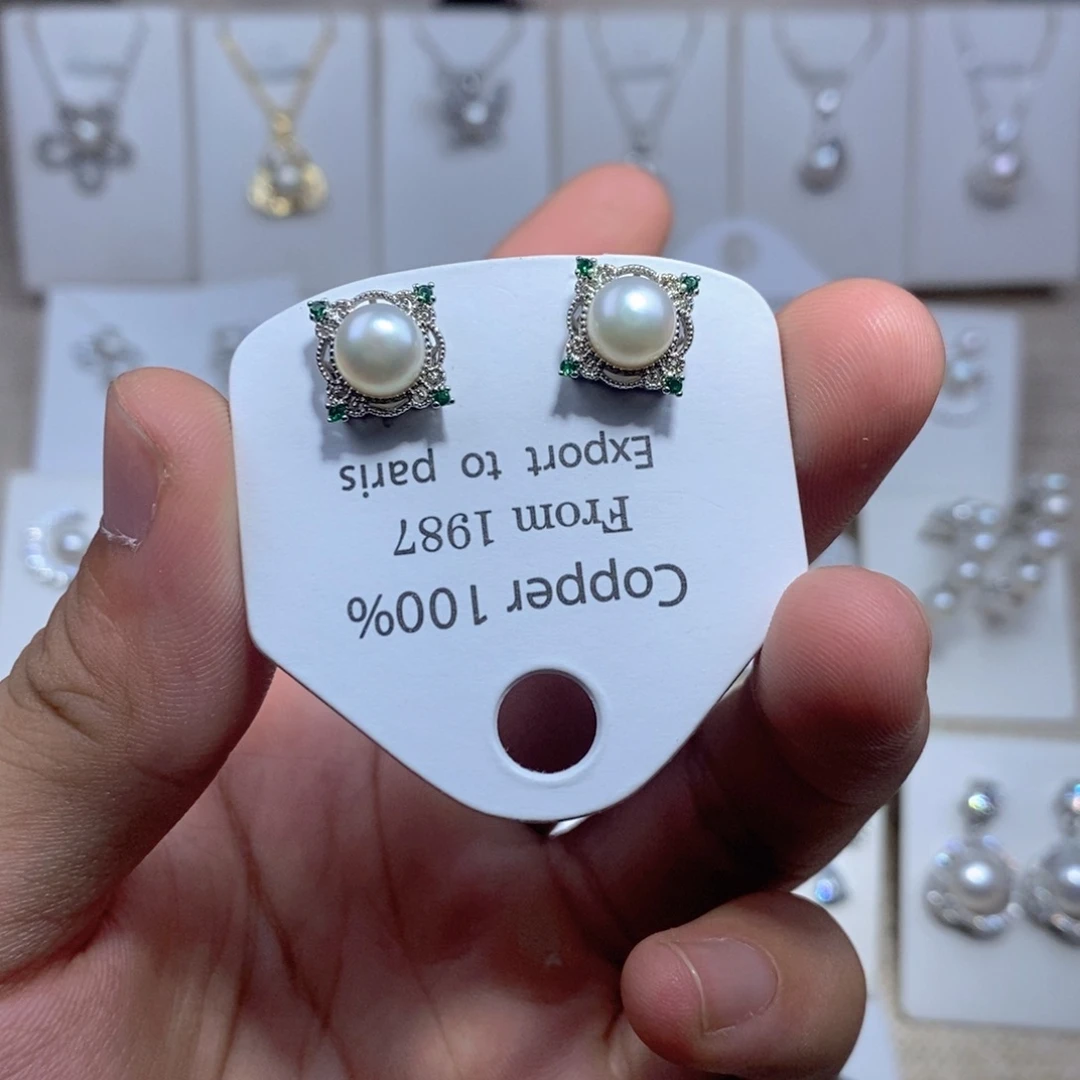 未镶嵌耳饰淡水珍珠