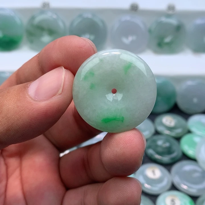 颈饰未镶嵌翡翠缅甸天然A货翡翠29.3-6.3