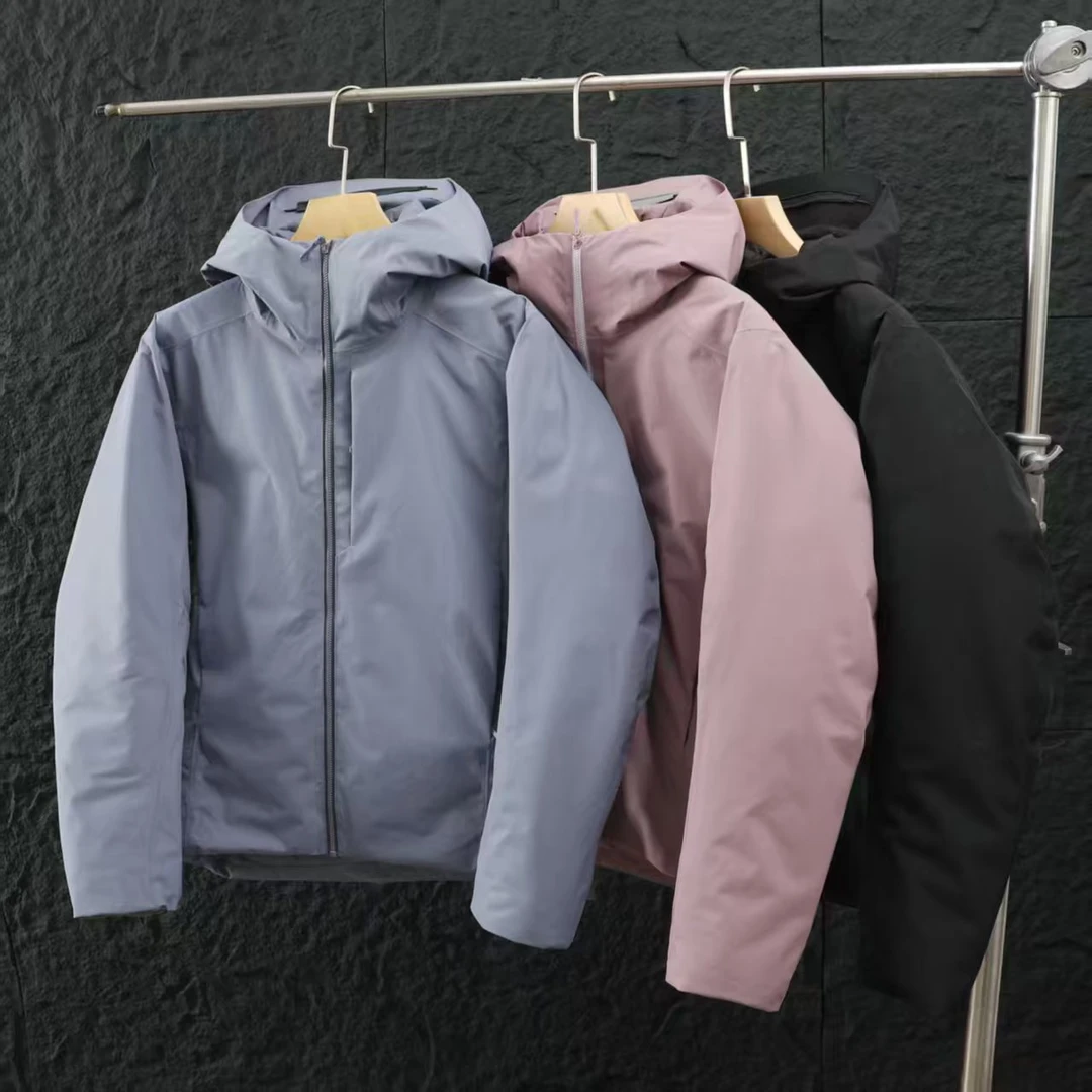 户外拒水防寒保暖连帽厚款防风休闲时尚羽绒服LNNN