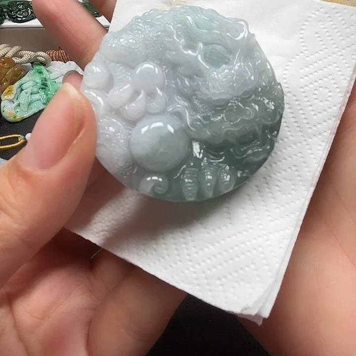 翡翠未镶嵌挂件275588