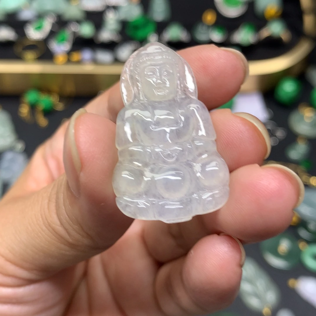 吊坠(不含链)未镶嵌翡翠有纹裂