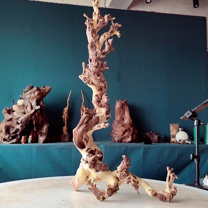 黑果木惠****店382金丝红木羊蹄甲半成品