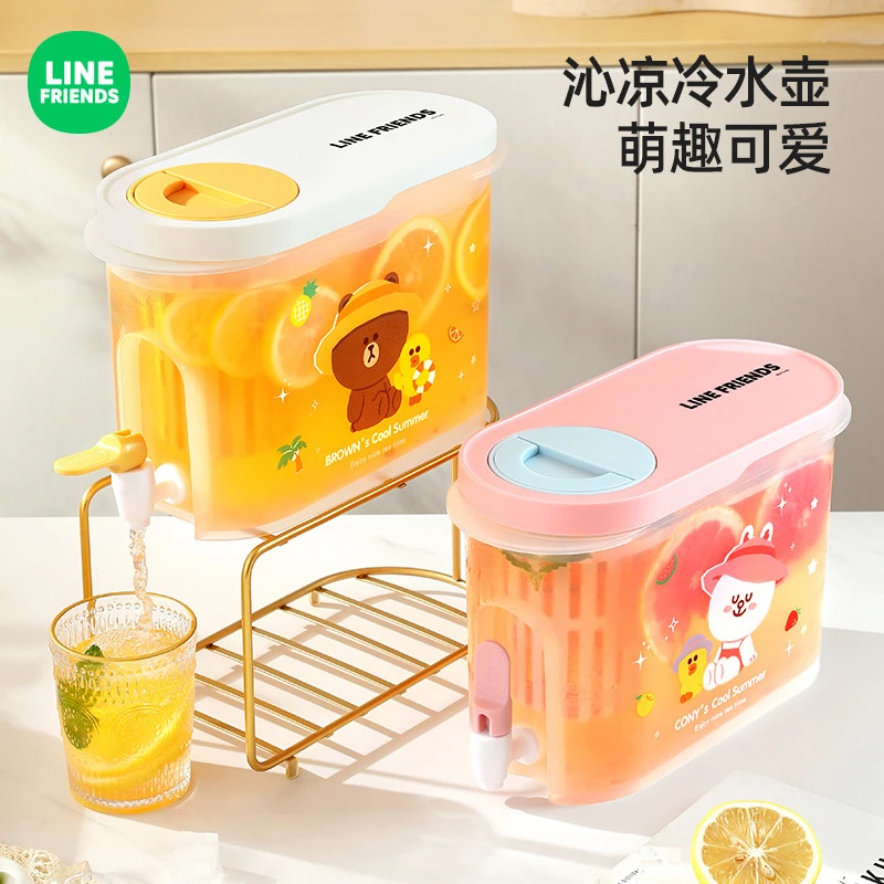 【直播专属福利】果汁桶冷饮桶透明家用大容量带盖夏日水壶自制饮料