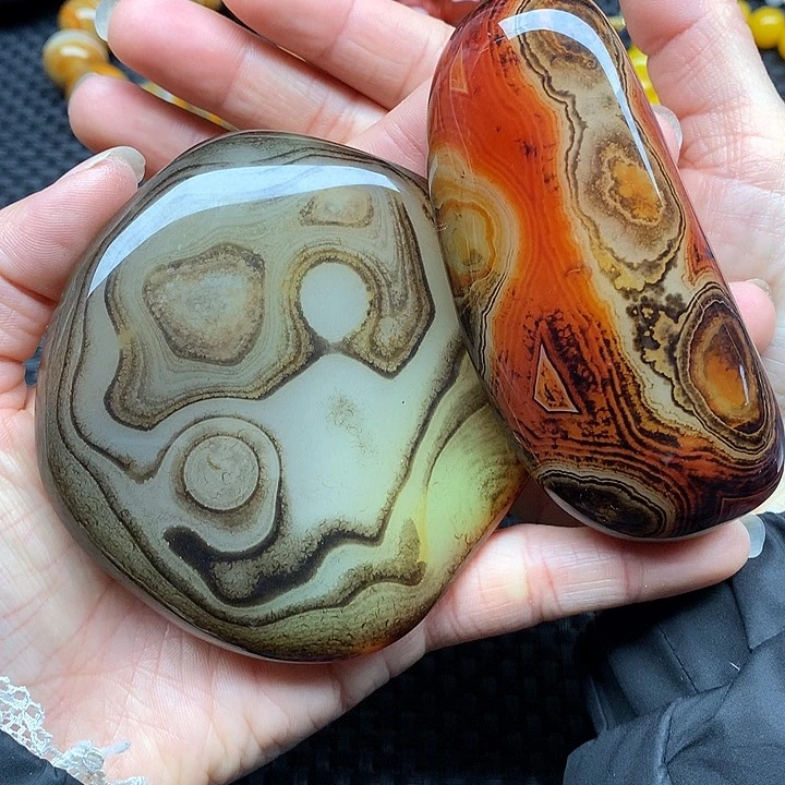 玛瑙/玉髓玛瑙未镶嵌跟**疯