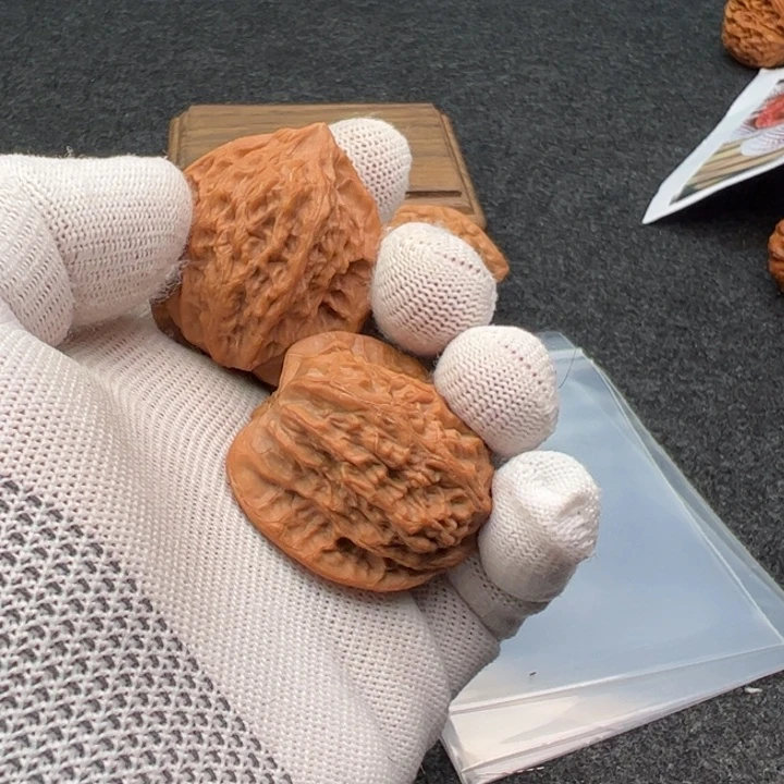 吊坠文玩核桃老款公子帽232